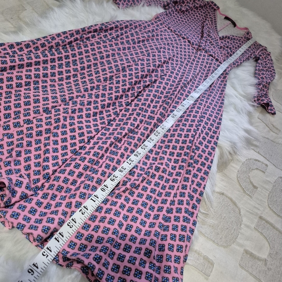 Weekend Maxmara Printed Faux Wrap Midi Dress Size XS - Picture 12 of 12